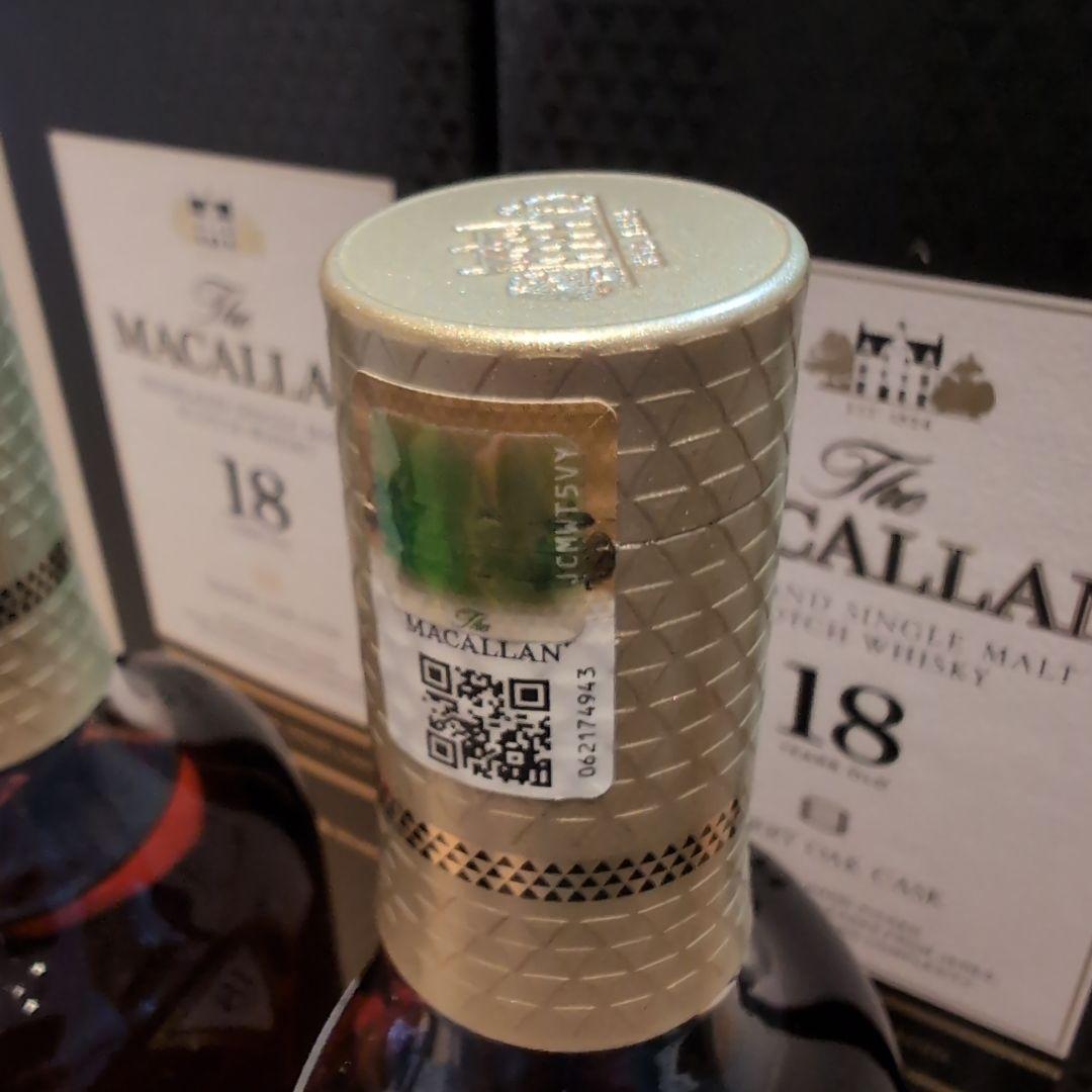 マッカラン 18年 2本セット2022年リリース シェリーオークカスク