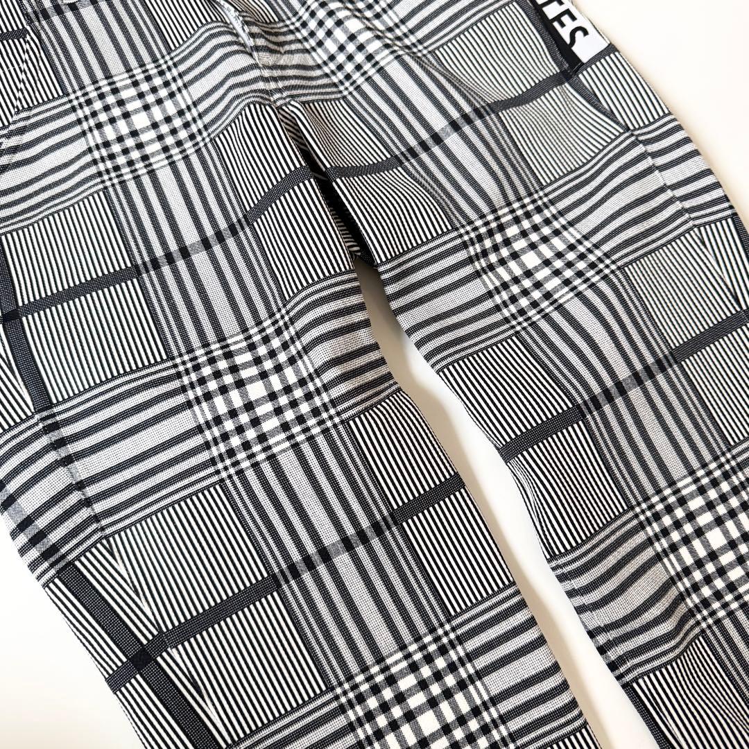 パーリーゲイツ　2025 spring チェック　ゴルフ　パンツ　サイズ0