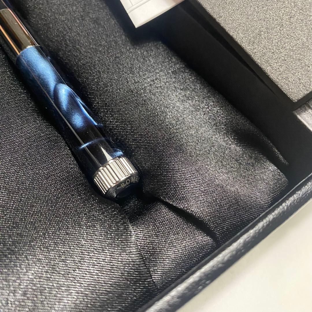 伊東屋 Romeo No.3 万年筆 細軸 イタリアンブルー（細字）