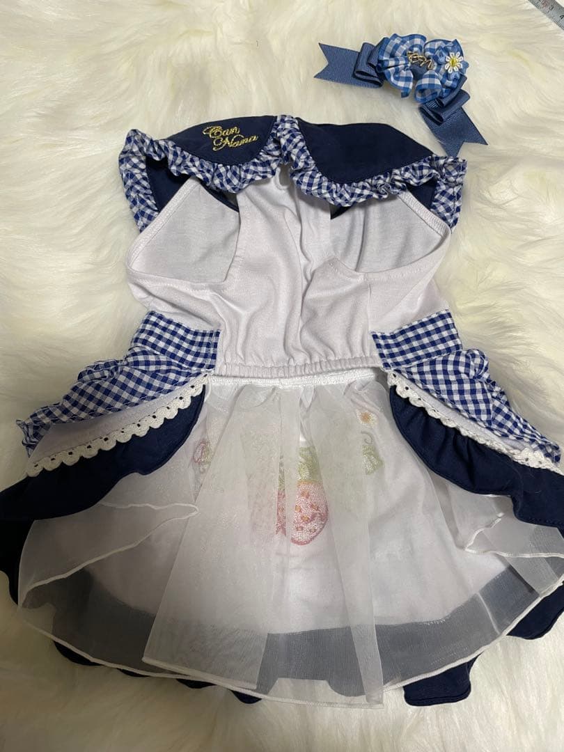 きゃんナナ　ワンピース　バレッタつき