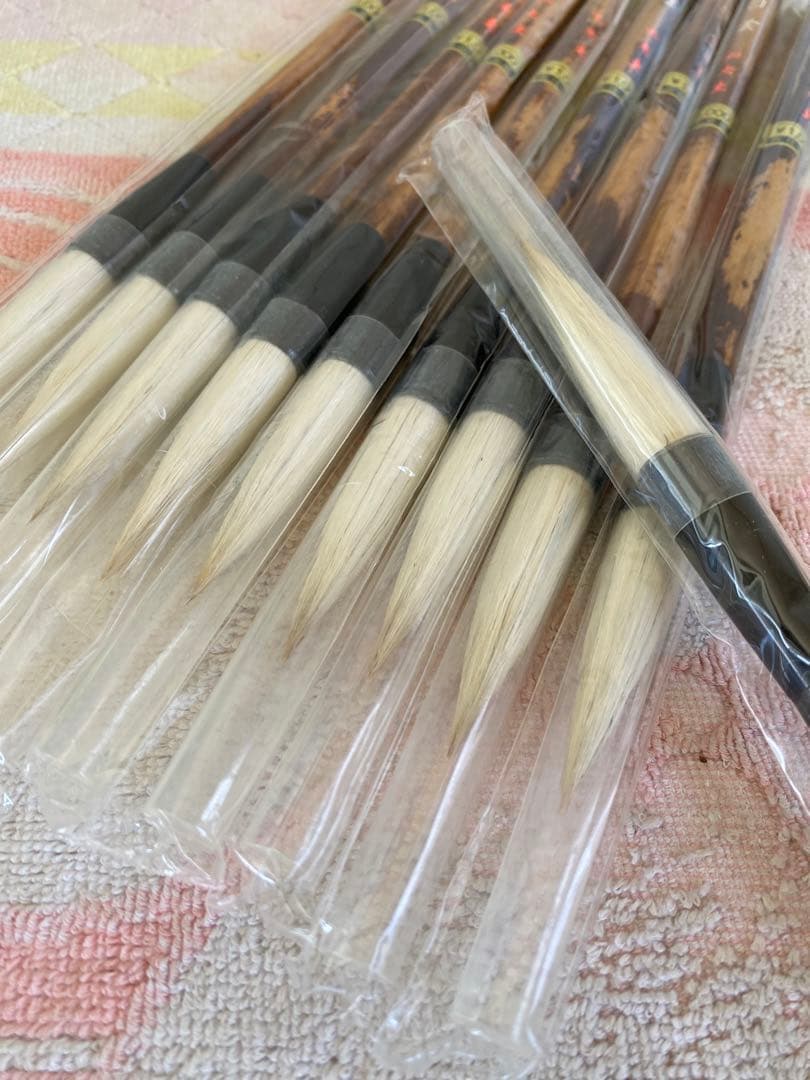 白雲　和光堂　筆　10本　伝統工芸品　書道筆　未使用　まとめ売り　墨　硯　24