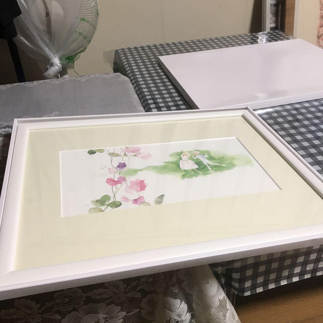 いわさきちひろ 水彩画 新品 箱付き 美品 最終値下げ