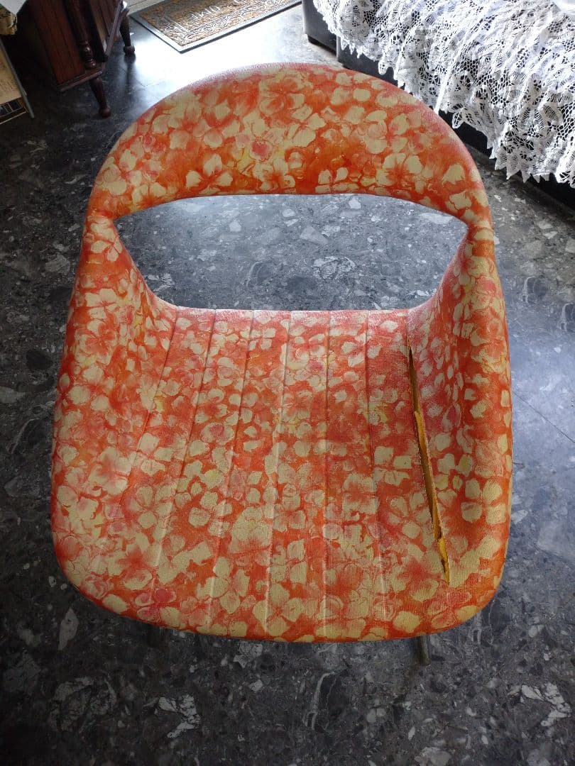 昭和レトロ家具　レトロポップ椅子　ミッドセンチュリー