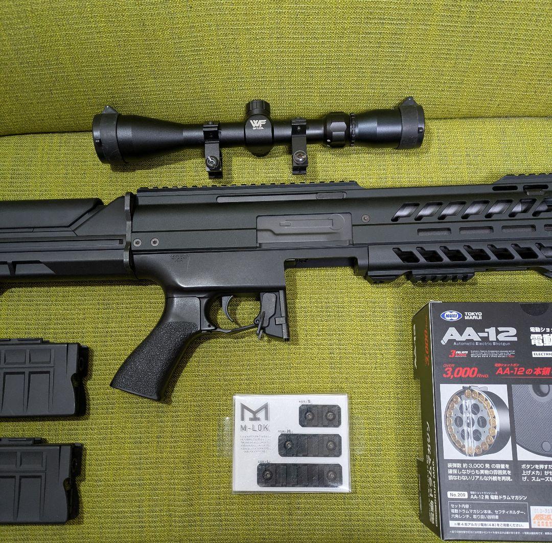 (美品)　東京マルイ　電動ショットガン　SGR-12 ドラムマガジン付き