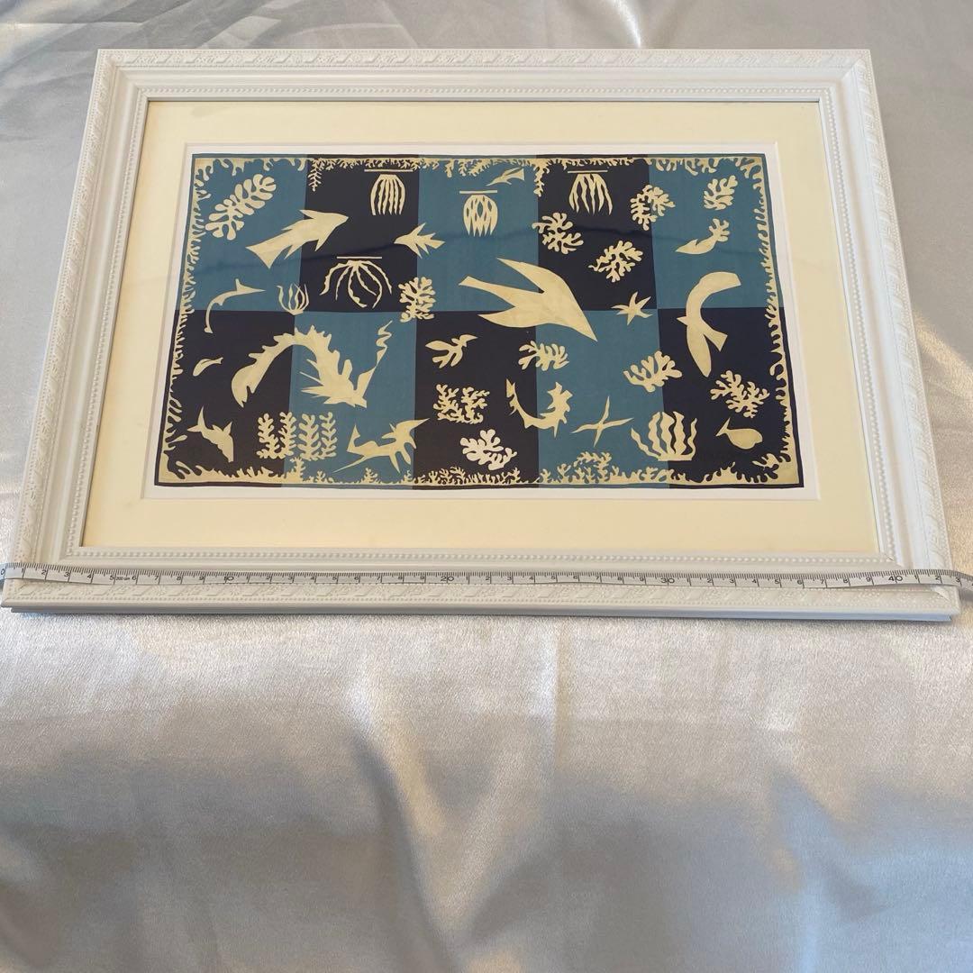 アンリ・マティス　HENRI MATISSE ポリネシア 海 絵画 額装 美品