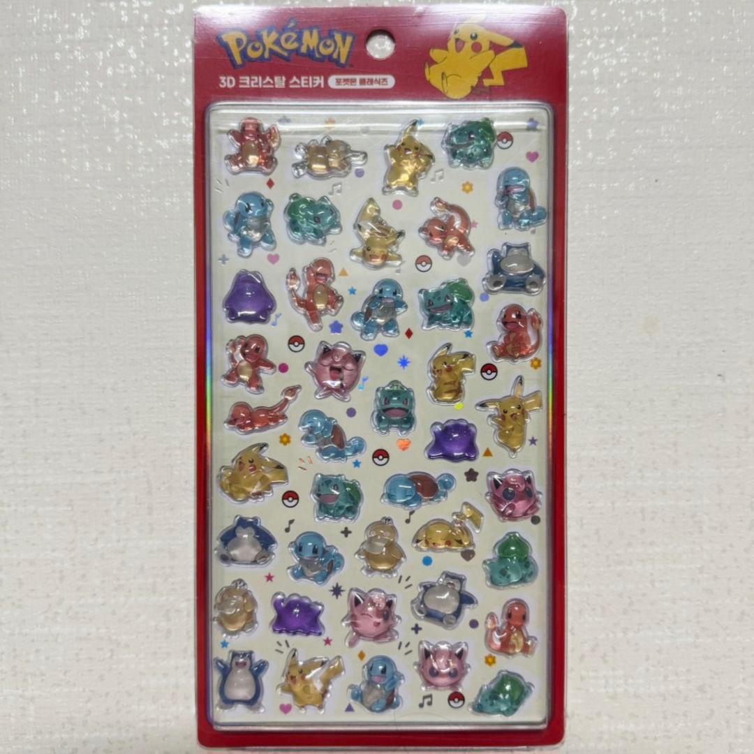 ポケモン シール 3D クリスタル ステッカー
