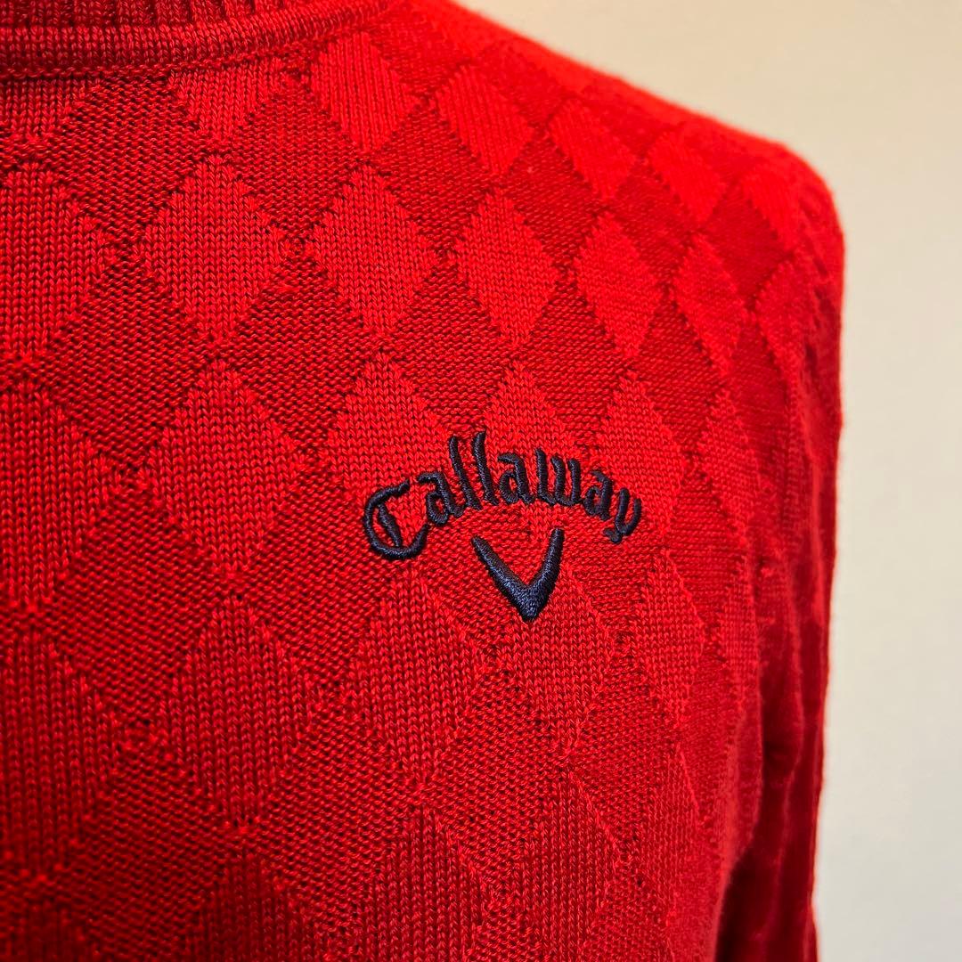 キャロウェイゴルフ　タートルネックニット　サイズL