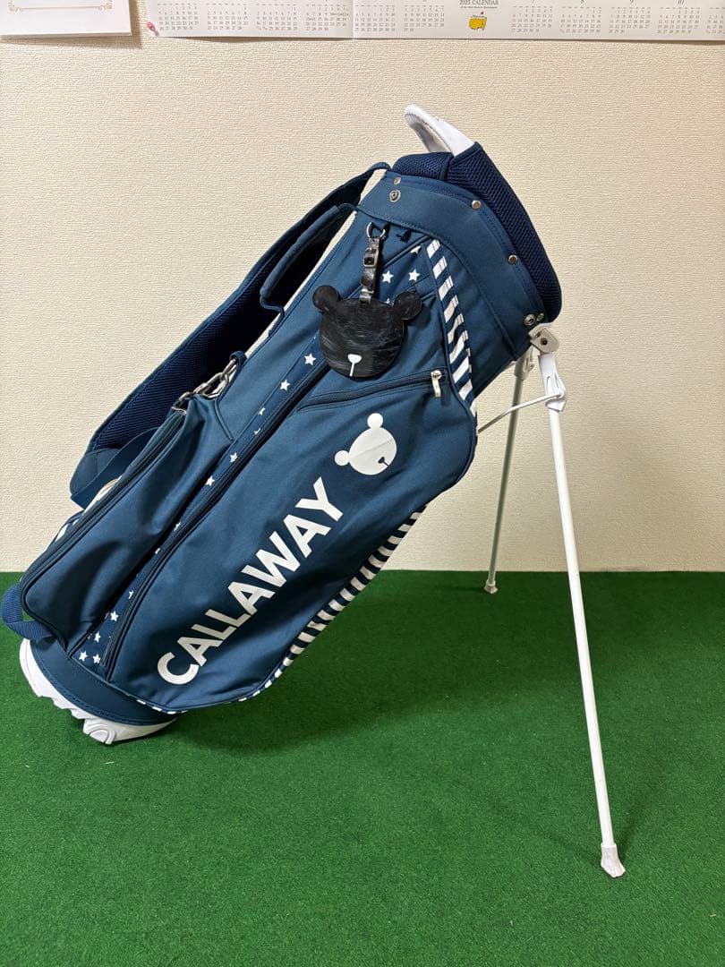 CALLAWAY キャディバッグ ストライプ 星柄