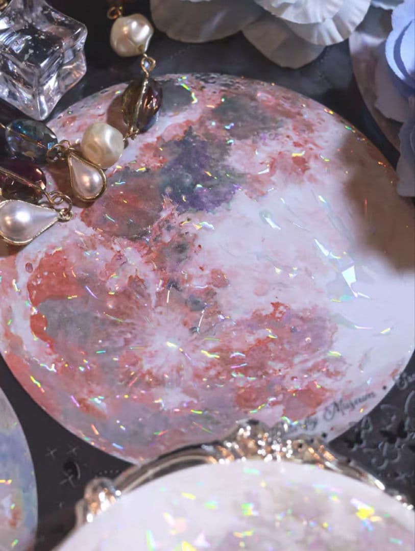 切売 932★ 海外 マスキングテープ マステ PET 装飾 月 贝壳光