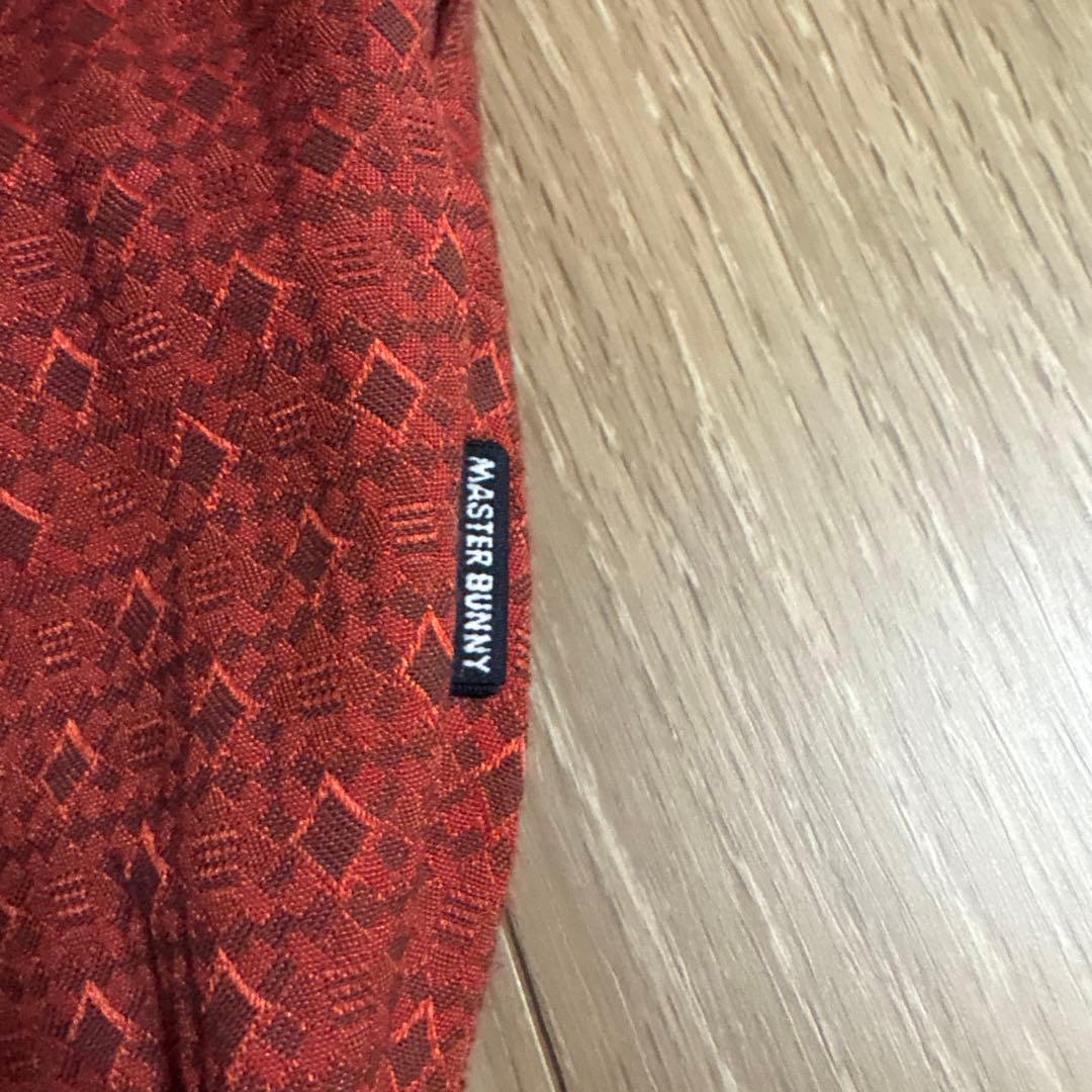 マスターバニー 幾何学模様 赤 メンズパンツ