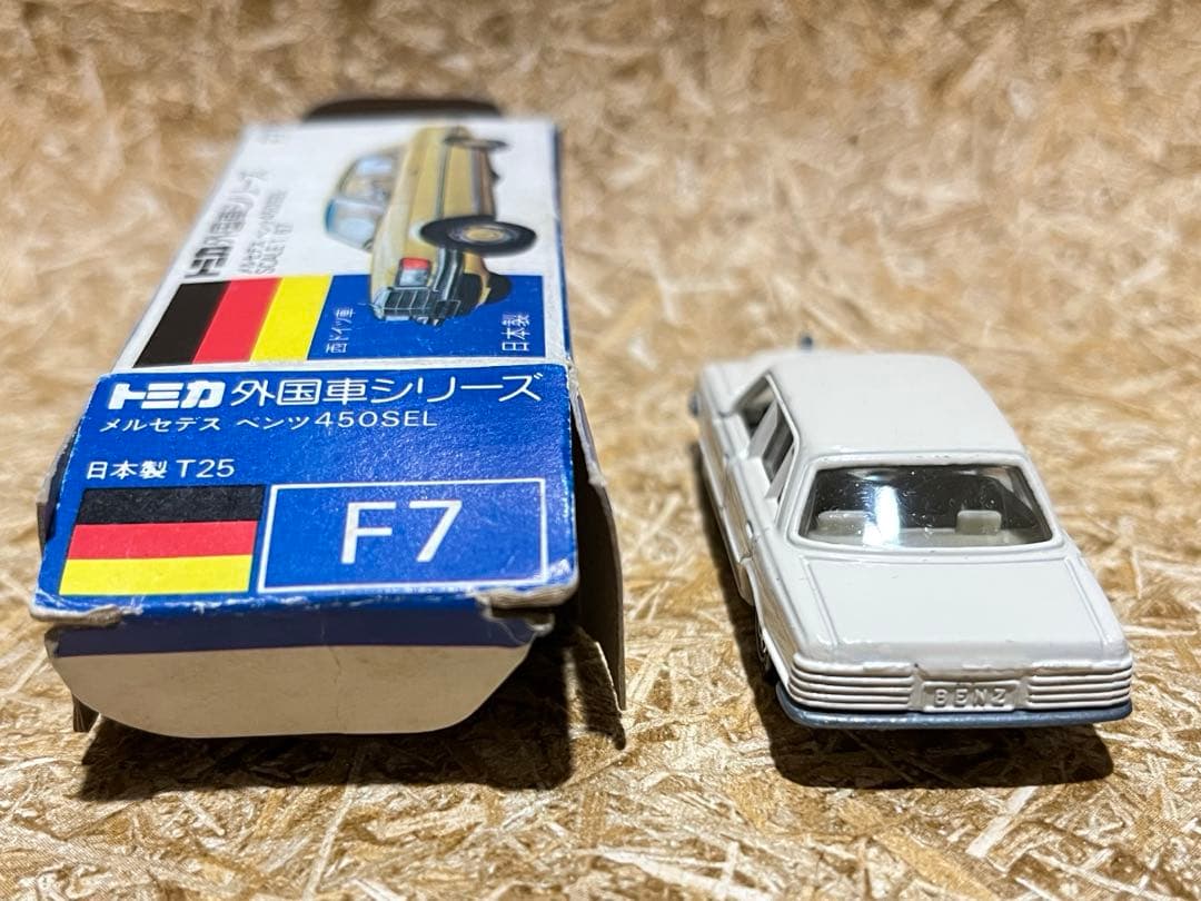 トミカ 日本製 青箱 F7 メルセデスベンツ 450SEL 一般輸出仕様
