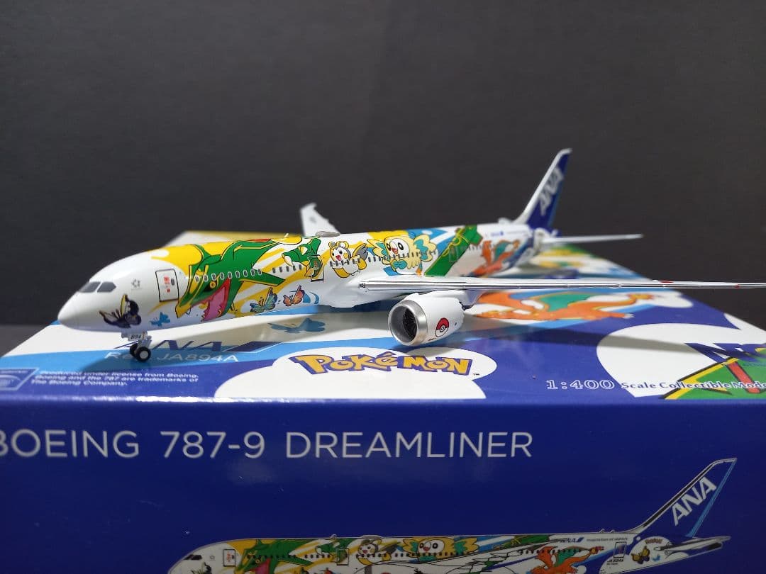 1/400 ANA Boeing787-9 JA894Aです。