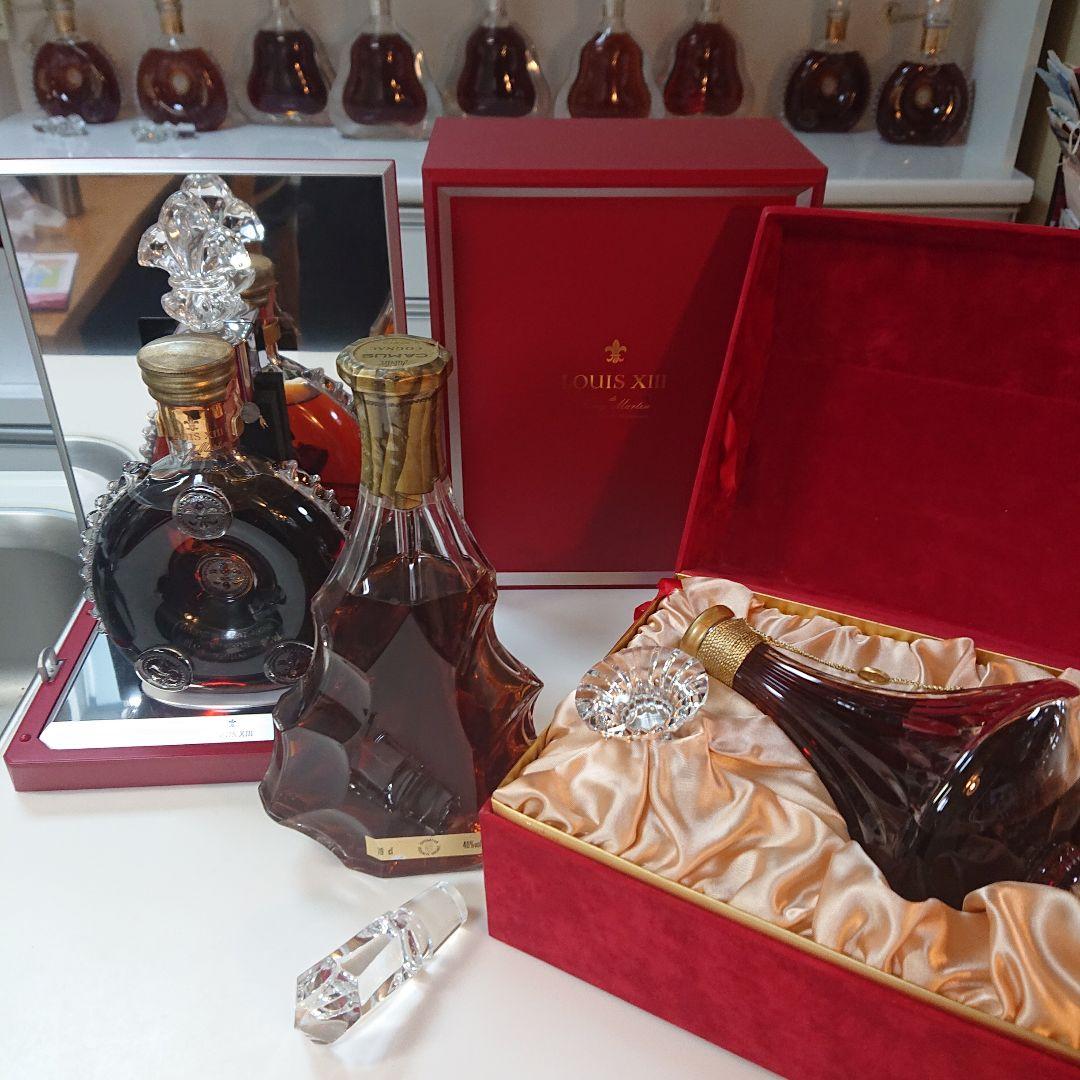 ルイ１３世鏡面張り、カミュ　トラディション　カミュジュビリー３本セット