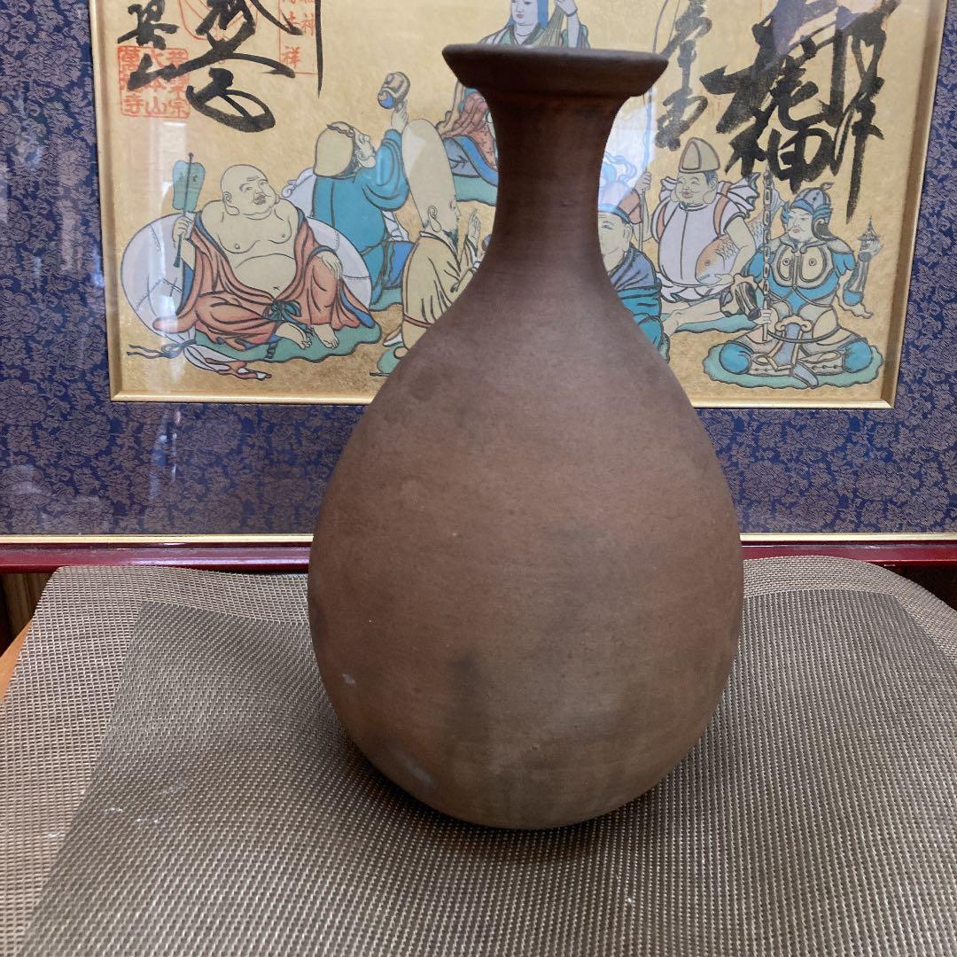 時代備前焼の徳利花入只今年末年始大売り出しです❣️銘あり❣️