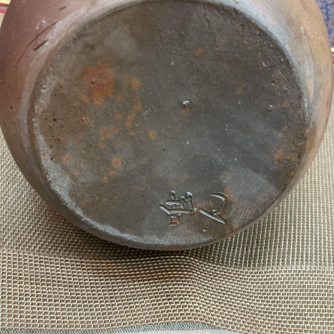 時代備前焼の徳利花入只今年末年始大売り出しです❣️銘あり❣️