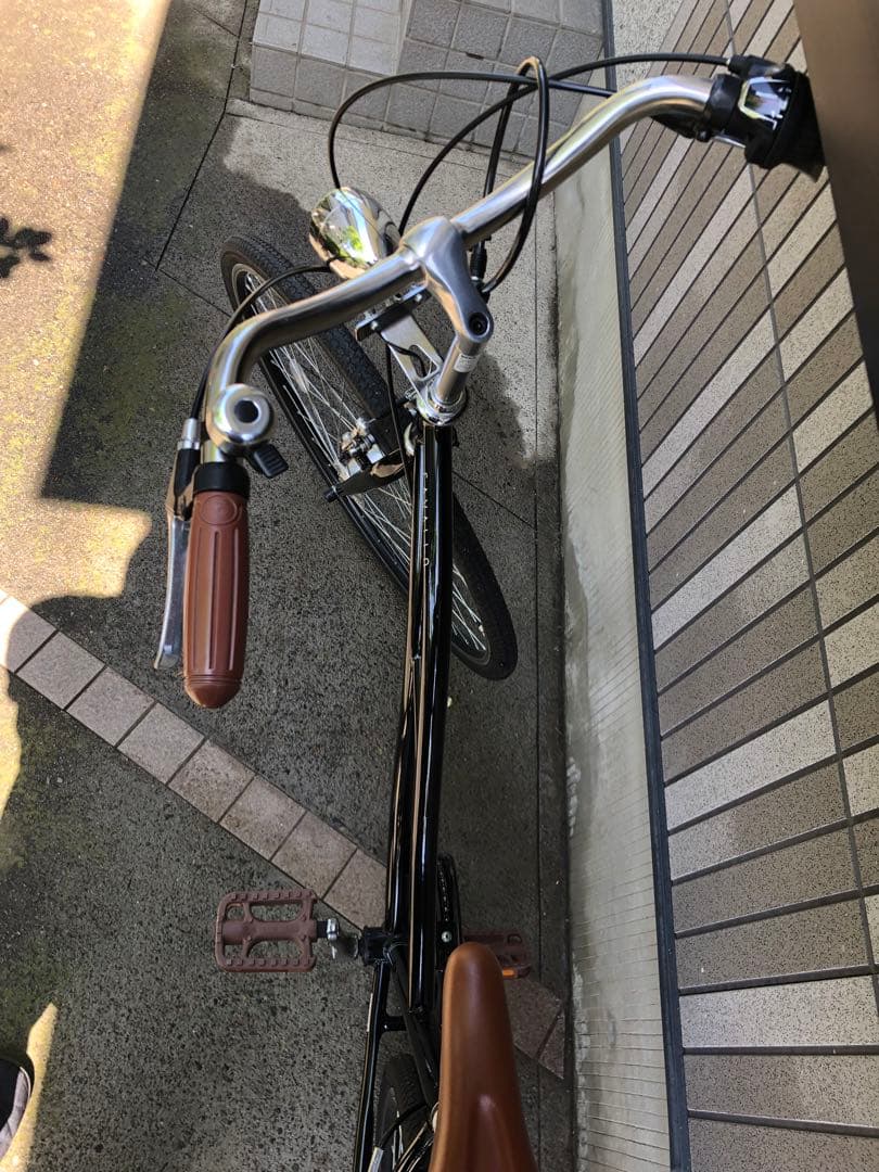 (引取限定)シティサイクル 27インチ ブラック　レトロ風　おしゃれ　昭和風