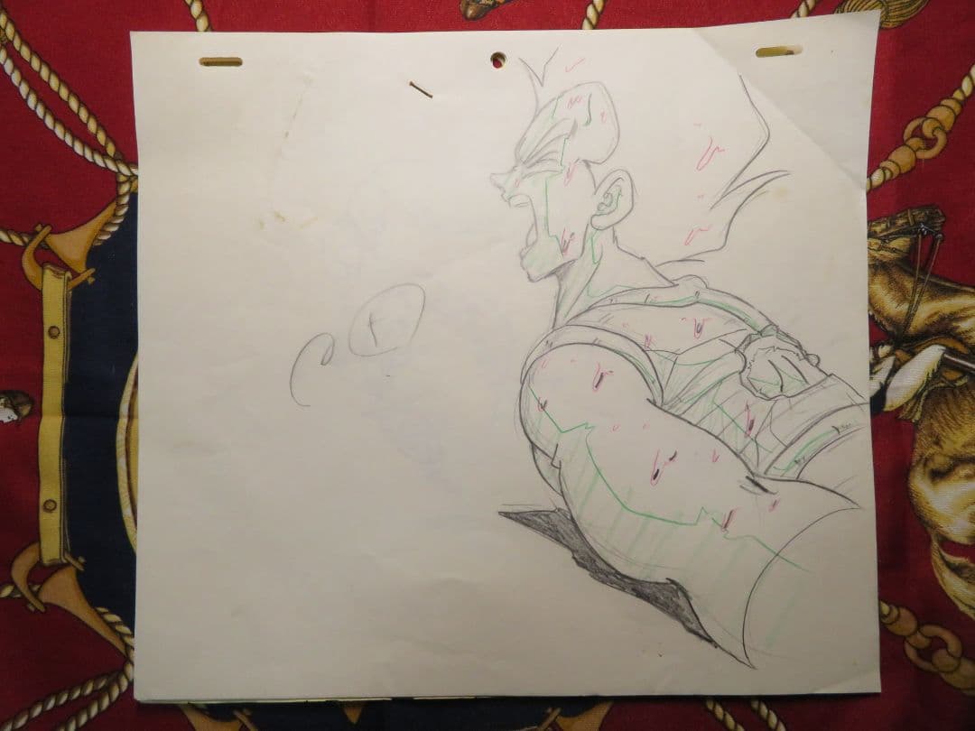 n*o様 ドラゴンボール セル画 原画 ベジータ 当時品