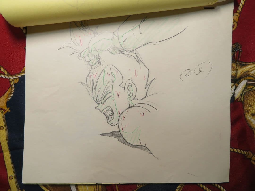 n*o様 ドラゴンボール セル画 原画 ベジータ 当時品