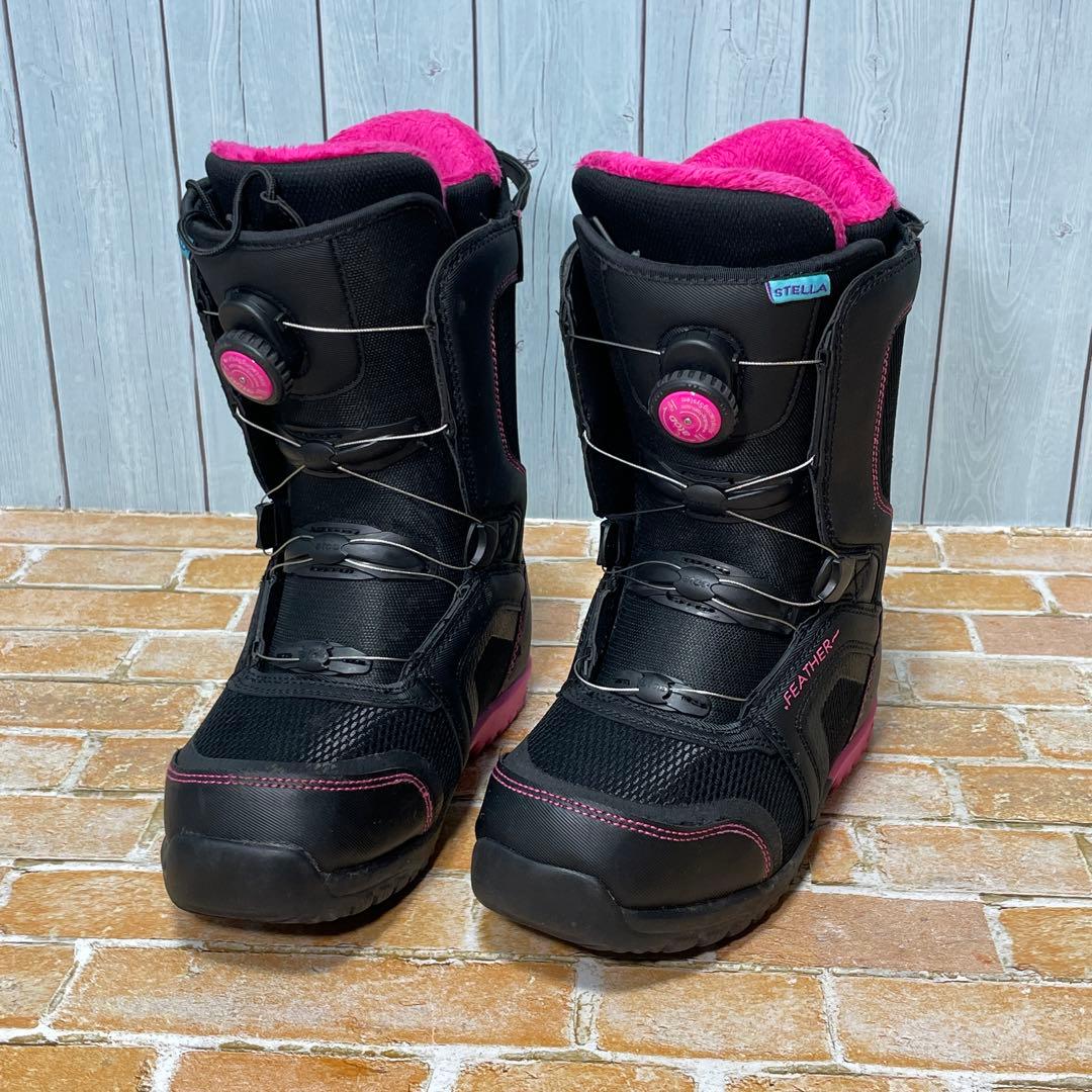 STELLA FEATHER ステラ 24.5 レディース スノボー