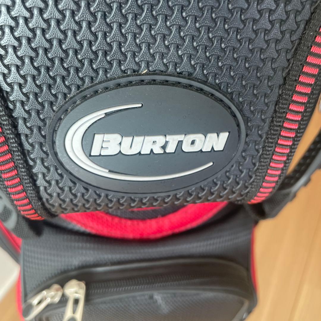 新品　Burton 盗難防止　ロック付き　ゴルフバッグ・キャディバッグ 黒・赤