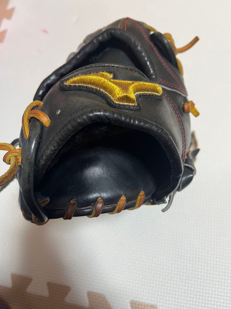 ミズノ 硬式　グローブ 黒　ミズノプロ