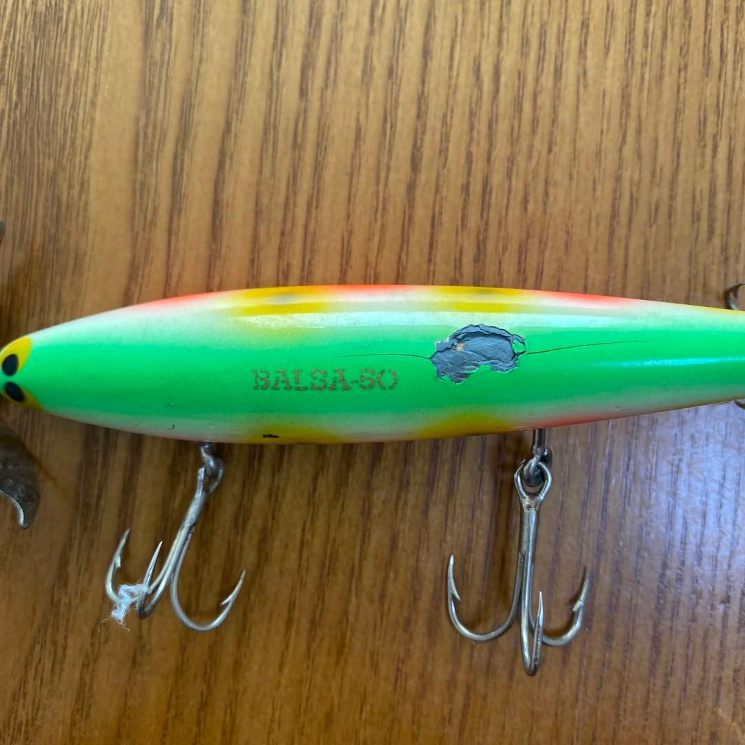 バルサ50 オールド　ミノー　トップウォーター　ルアー