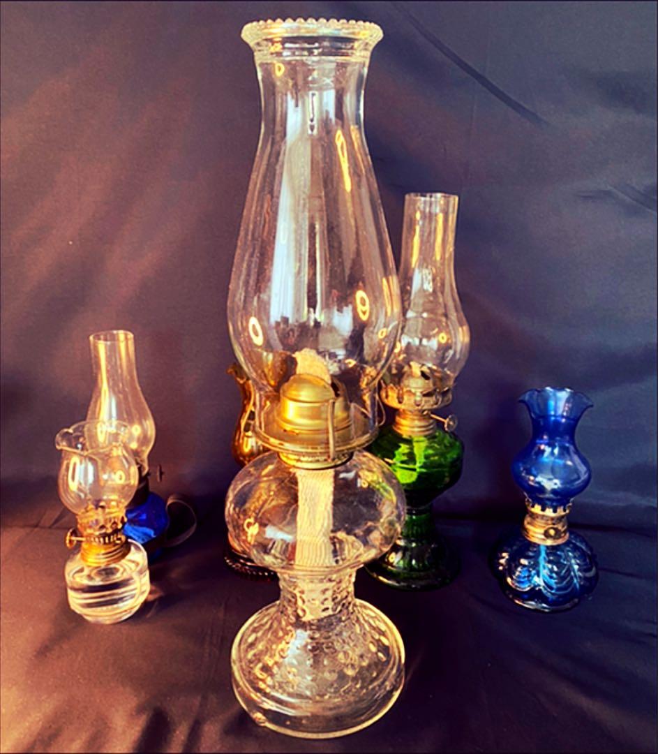 オイルランプ　アンティーク　箱入り　新品