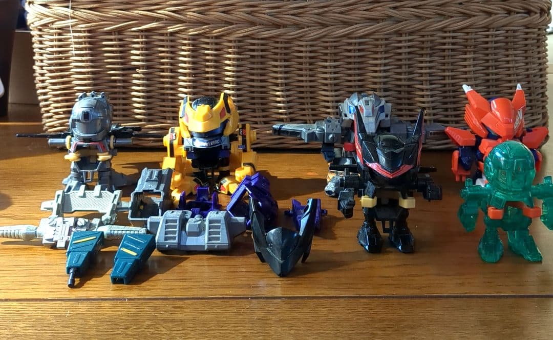 【当時物】バトルビーダマン ZEROシリーズ 5体＋カスタムパーツ まとめ売り