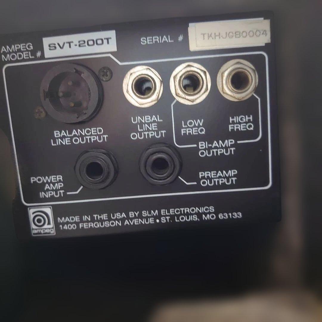 ampeg アンペグベース用アンプヘッドSVT200T