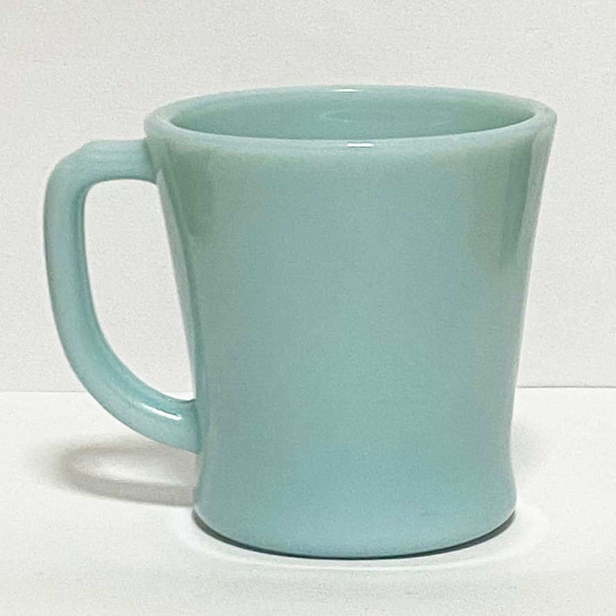 fire king D ハンドル マグ ターコイズブルー １点　＃005