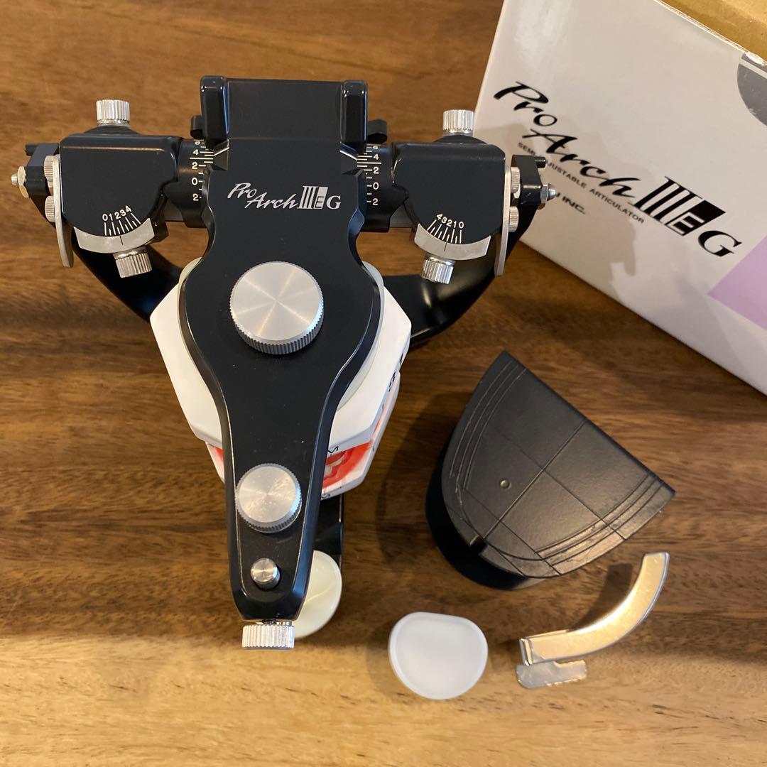 プロアーチⅢEG 半調節咬合器 蝋模型付き 歯科技工