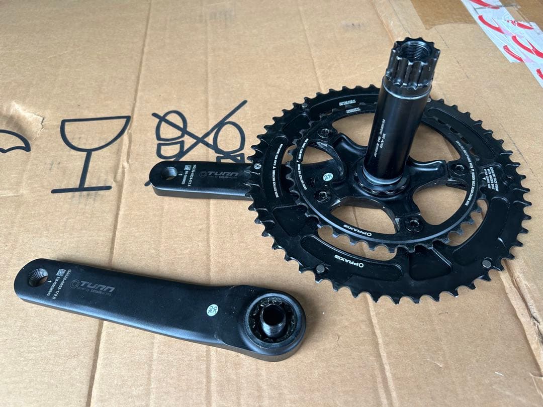 プラクシスワークスクランクセット　172.5 チェーンリング低走行