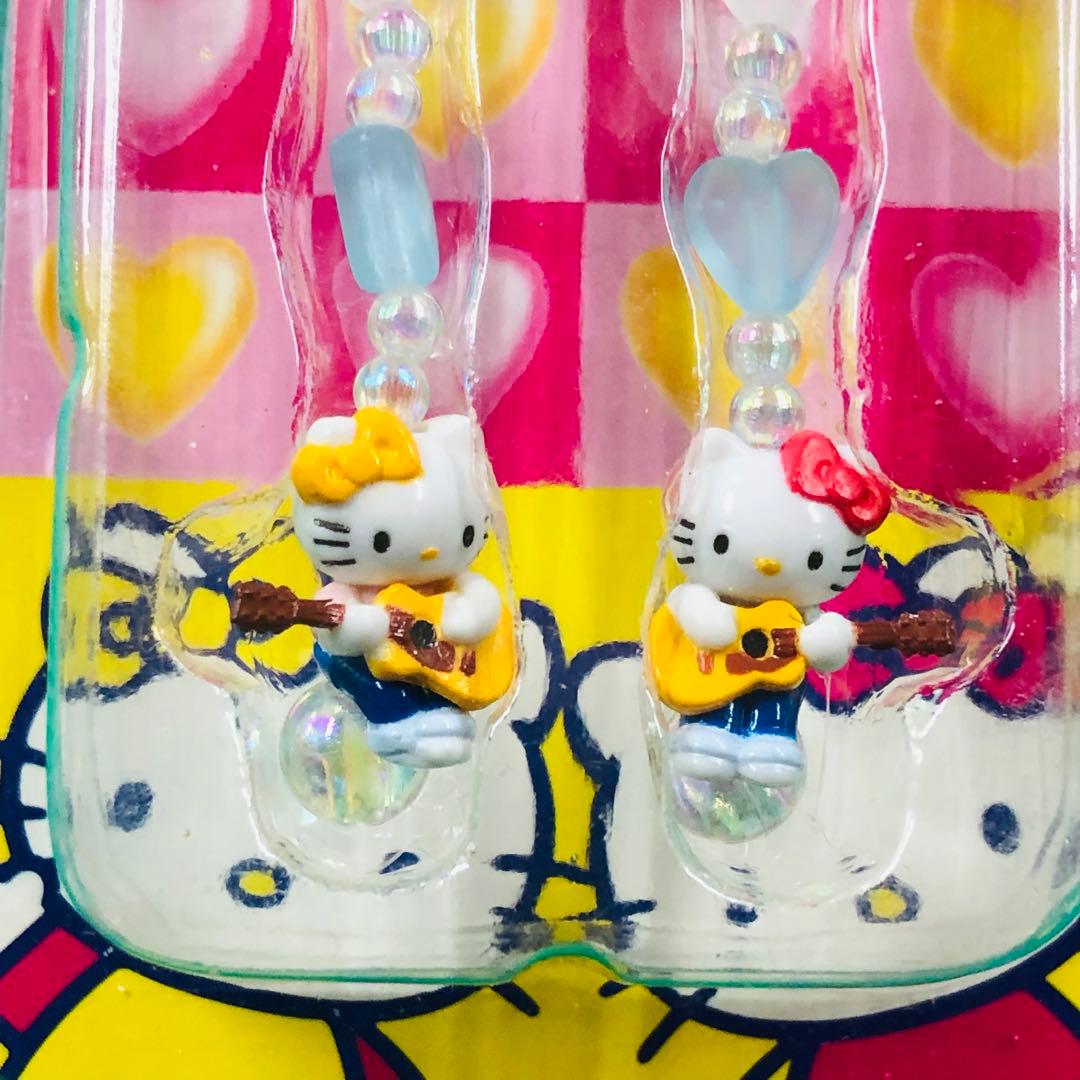 2001年製 激レア★ハローキティ ミミィ ギター ハートビーズストラップ