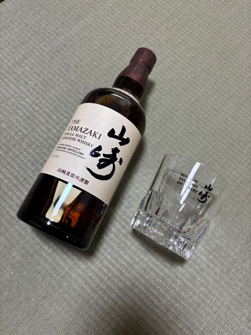 シングルモルトウイスキー 山崎 700ml グラス付き