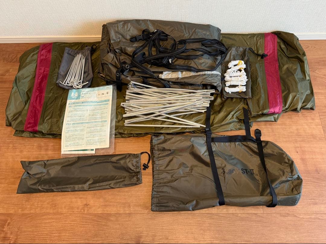 オガワ ステイシーST-ⅡとPVCマルチシートとテントシートの3点セット