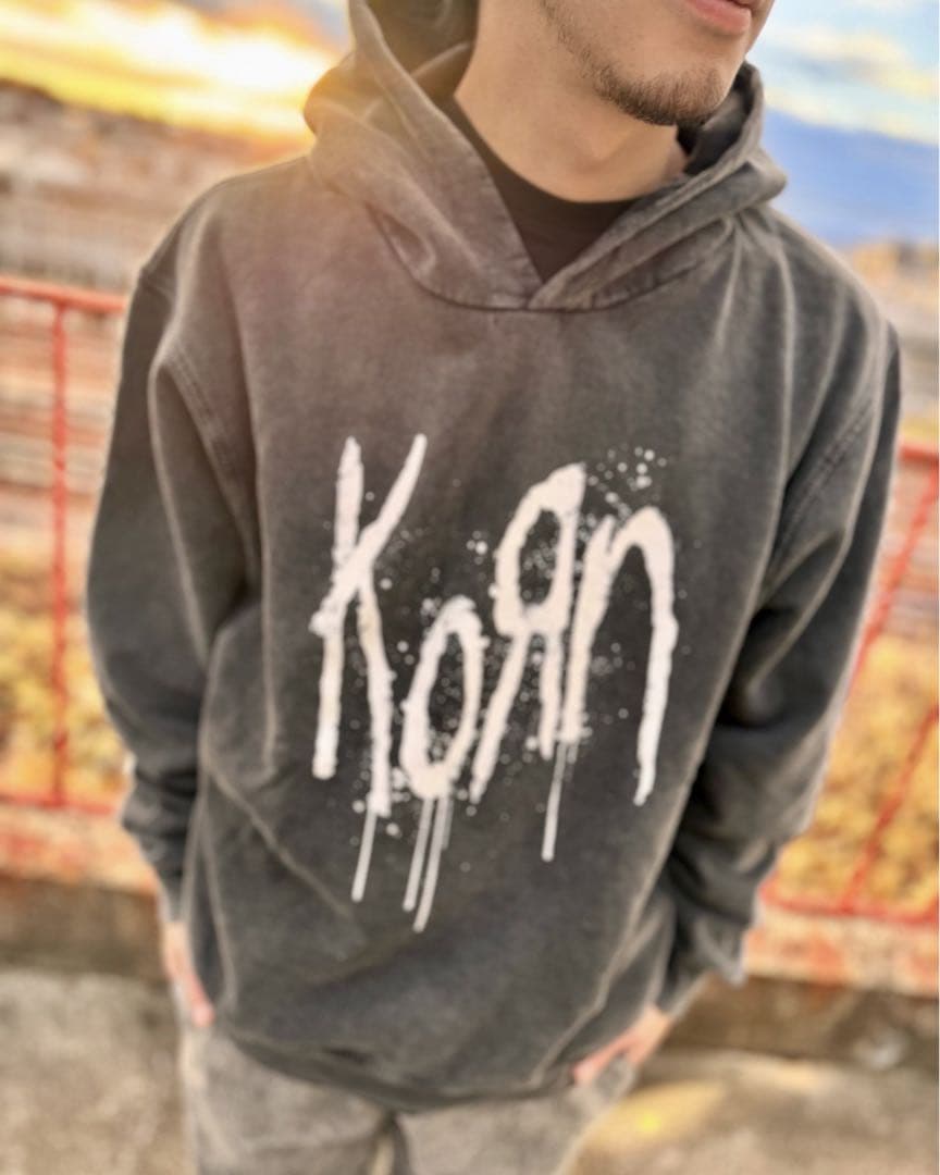 新品未使用 KORN / Still A Freak プルオーバーパーカー L