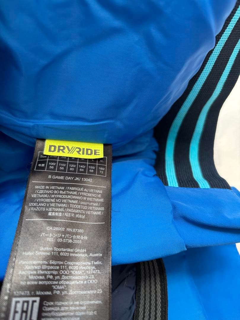 バートン　スノーボード ウェア スノーウェア ジュニア ゲームデイ ジャケット