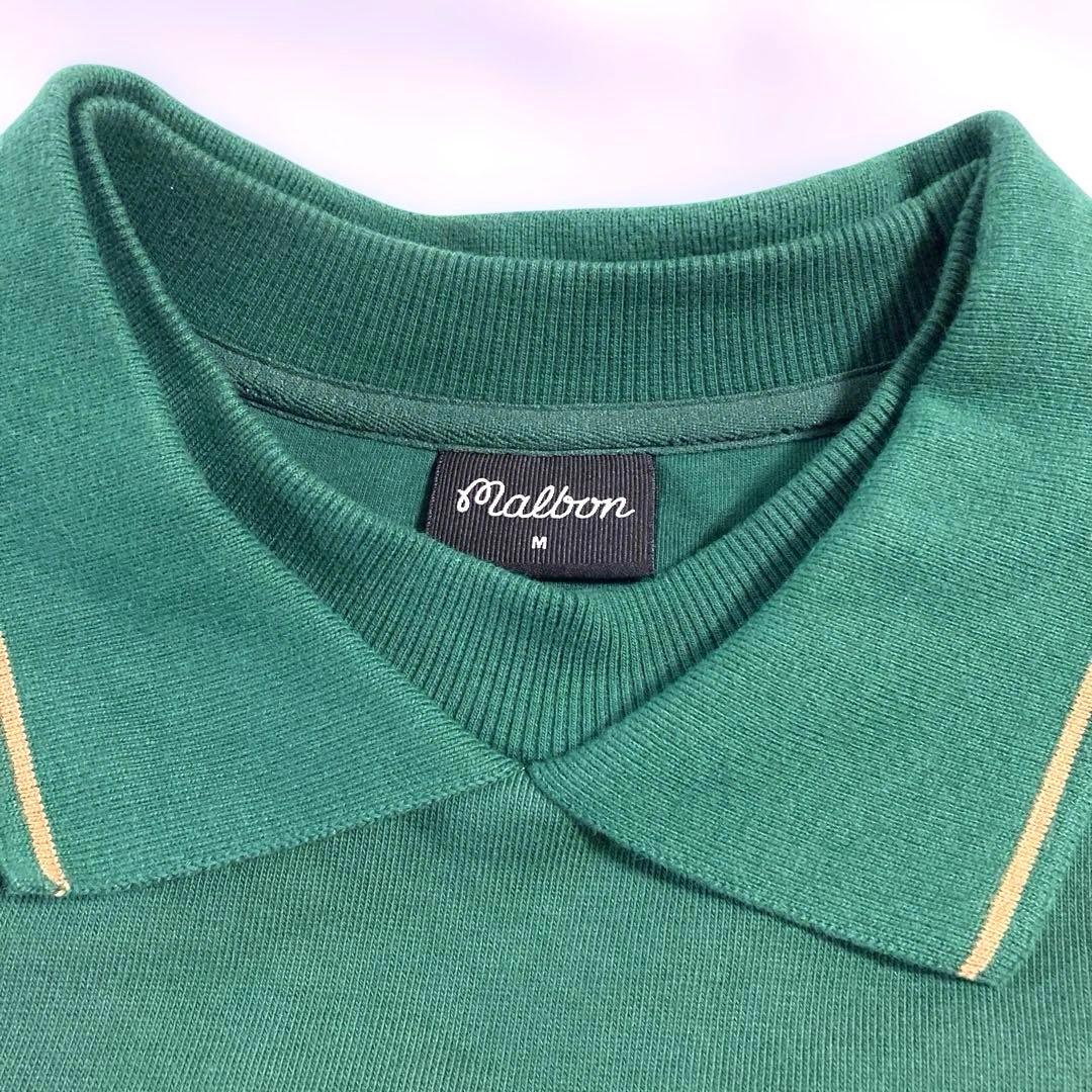 ＊マルボンゴルフ (Malbon Golf) 襟付きスウェットシャツ　トレーナー
