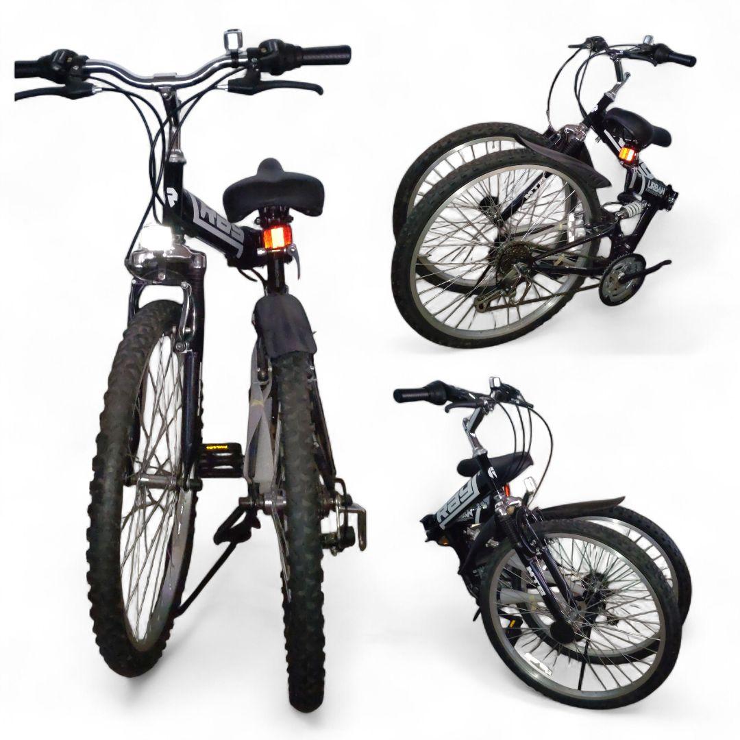 未使用　Raychell　折りたたみ　マウンテンバイク 　黒　26インチ　自転車