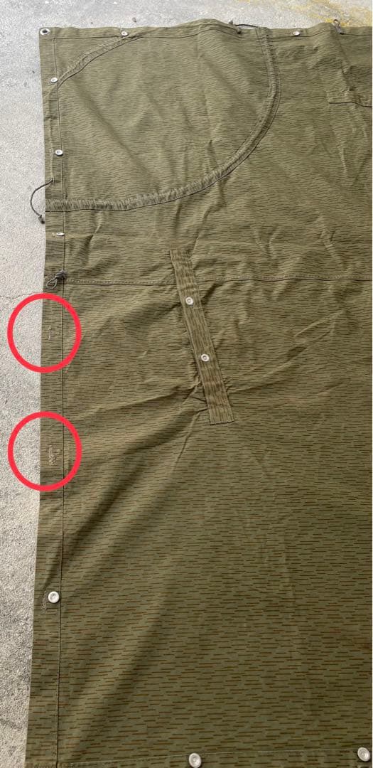 東ドイツ軍幕　ポンチョ　テントシート　1枚