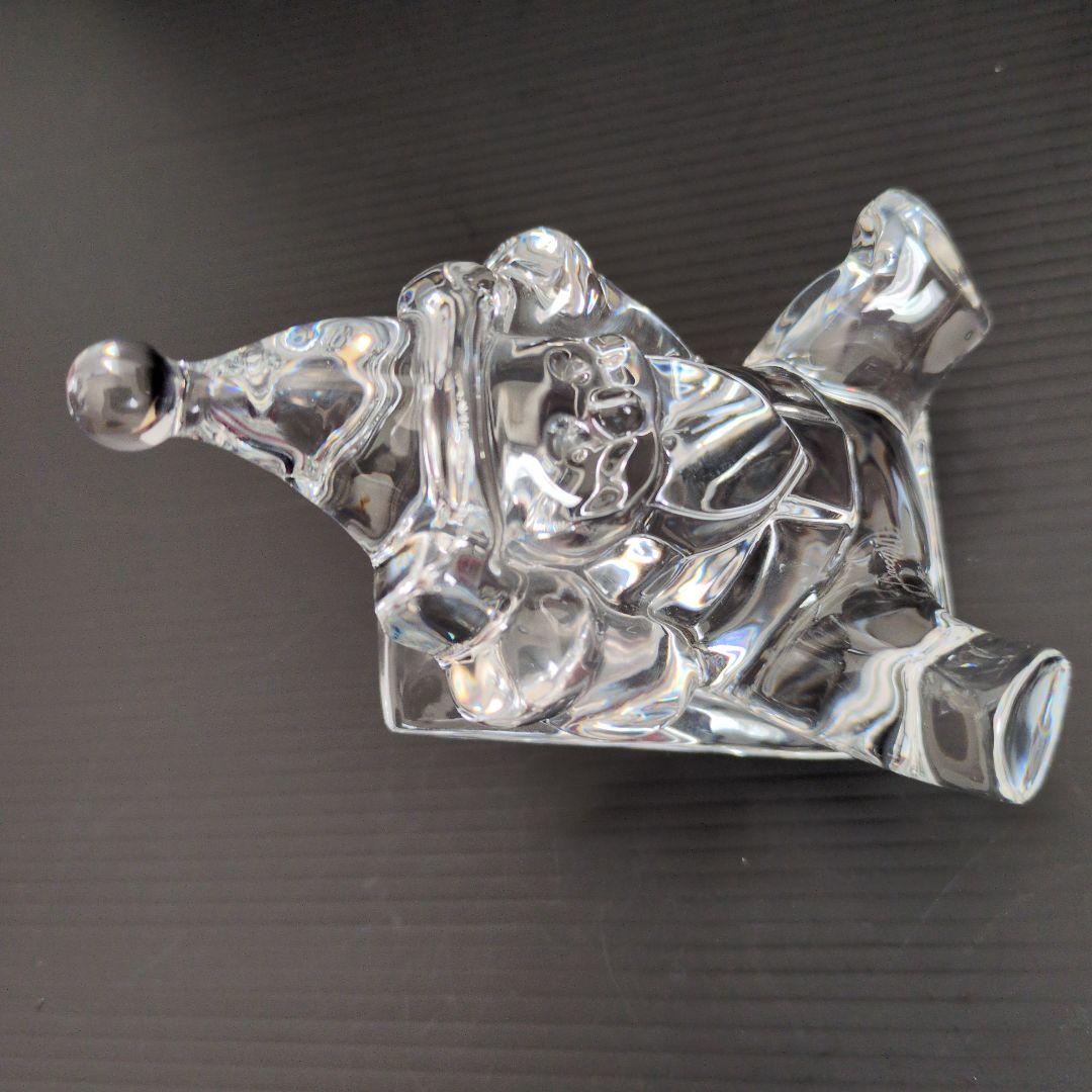 Baccarat バカラ ソリに乗る サンタクロース フィギュア