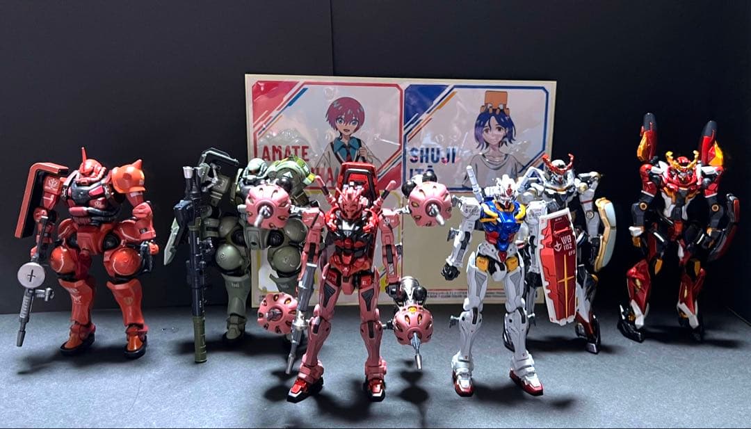 3機セットHG ジークアクス GQuuuuuuX ジフレド 全塗装 完成品