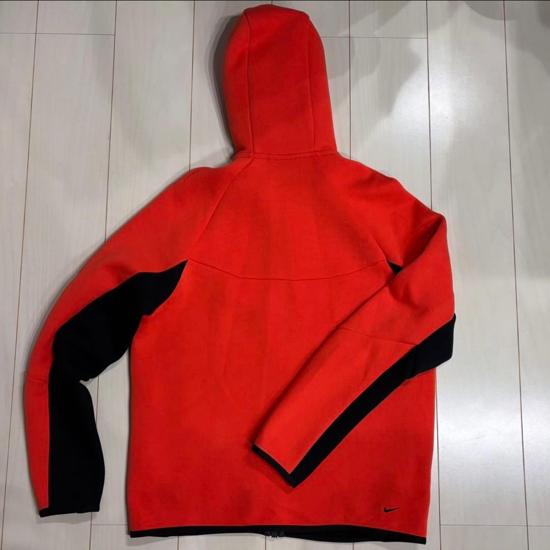 NIKE テックフリース 上下 Lサイズ セットアップ レッド ブラック 冬服