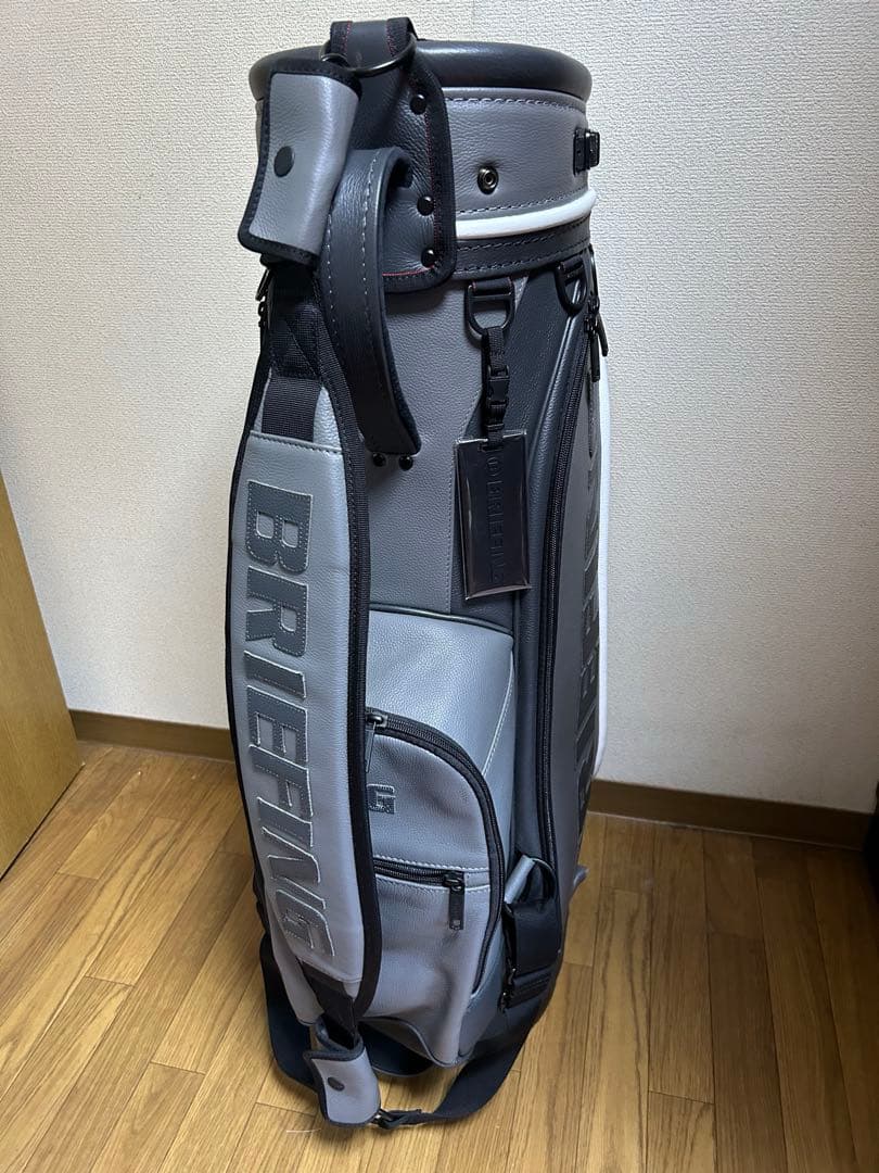 【本革】BRIEFING キャディバッグ グレー