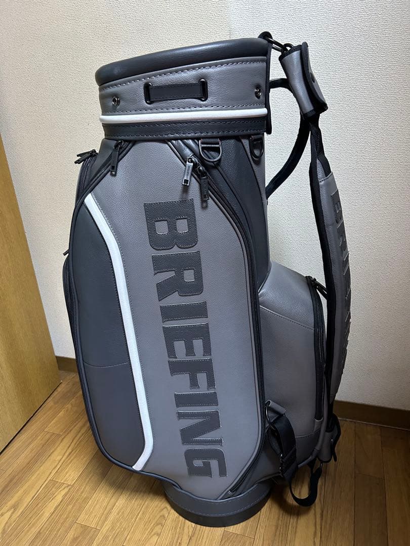 【本革】BRIEFING キャディバッグ グレー