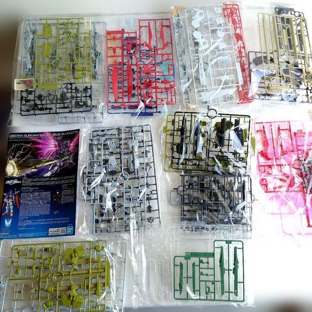 未使用 HGゼウスシルエット シラヌイパック＋接続パーツ RGアカツキガンダム