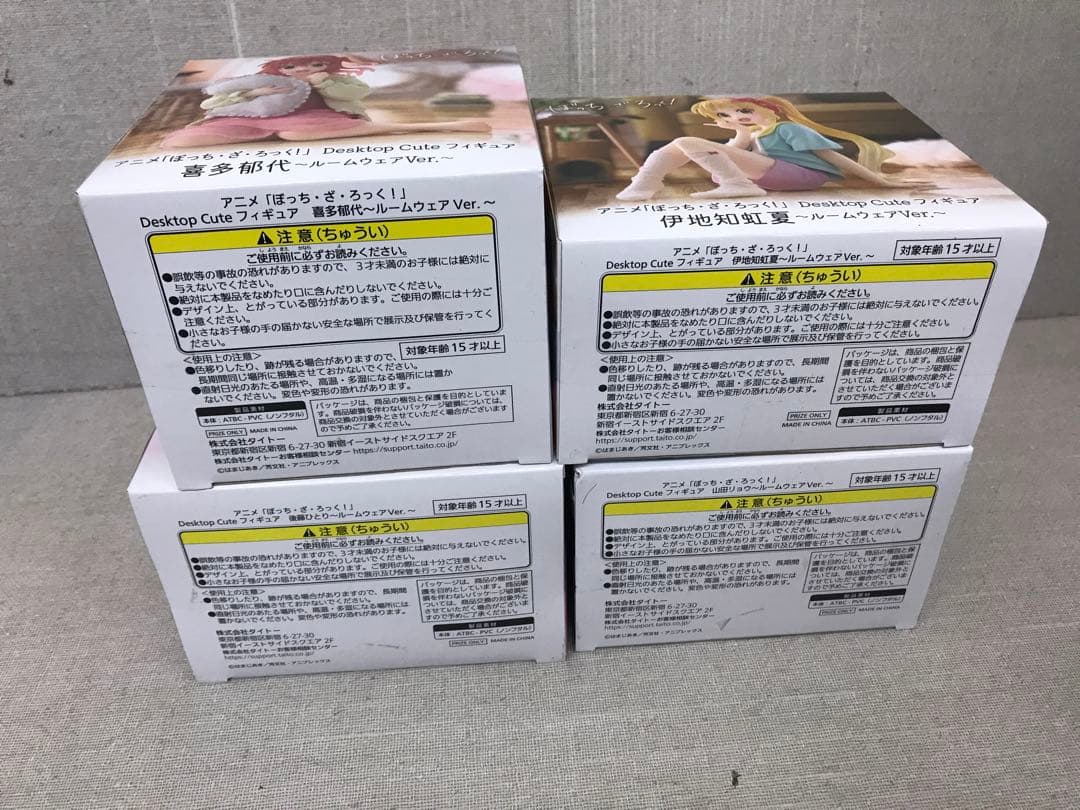 未開封品　『ぼっち・ざ・ろっく！』 Desktop Cute フィギュア　4点