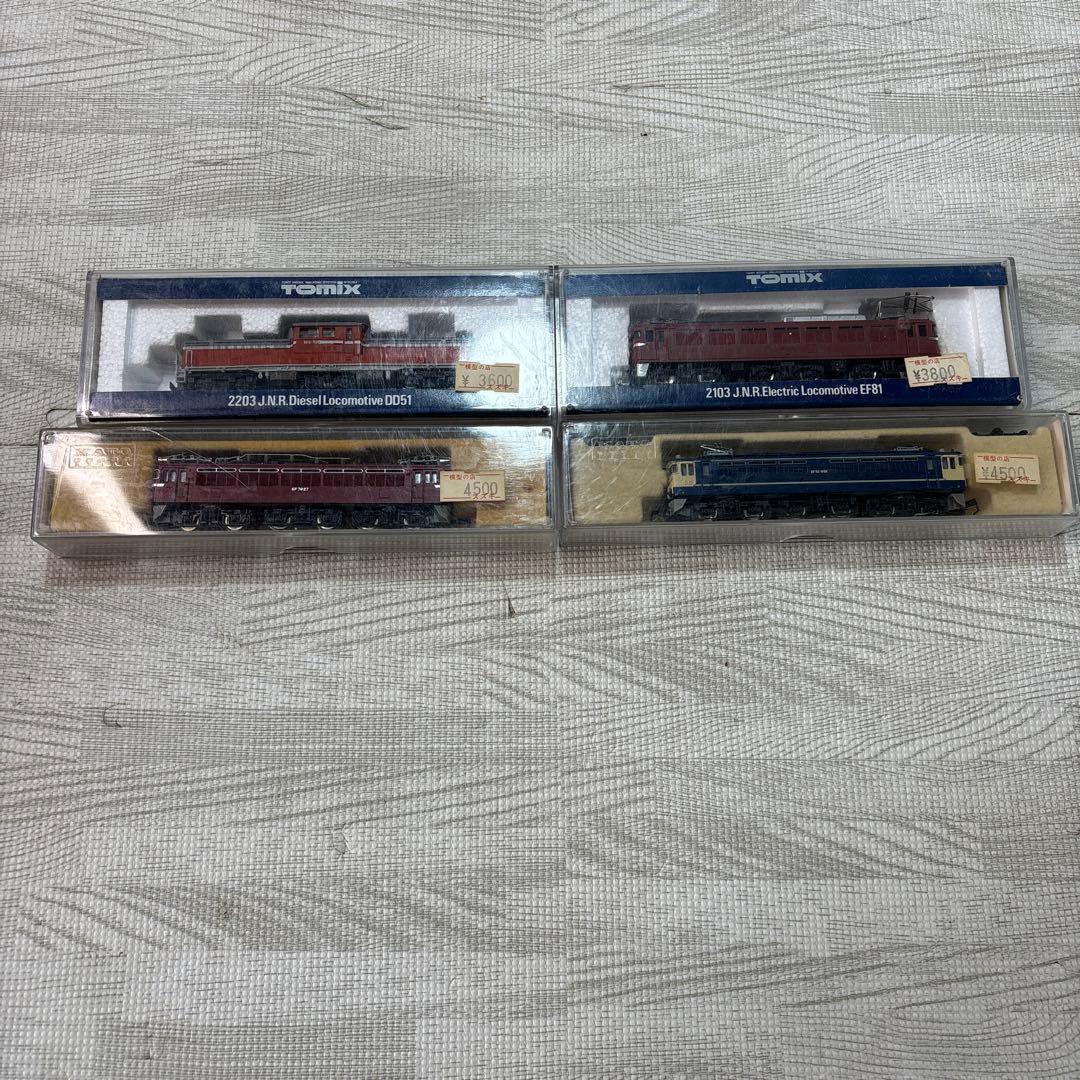 鉄道模型？TOMIX、KATO車両系レール他セット【傷 箱破れ ケース破損あり】