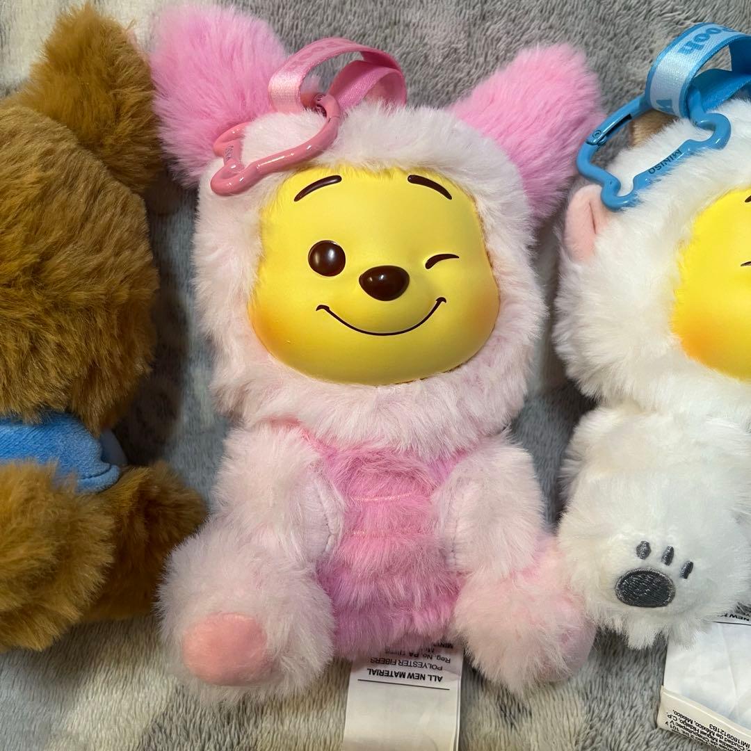 miniso winnie ブラインドボックス プーさん 3点セット