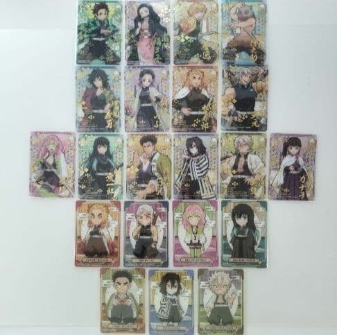 鬼滅の刃 ステンドグラスカード2　パック　1　パック　自販機　コンプ　61枚